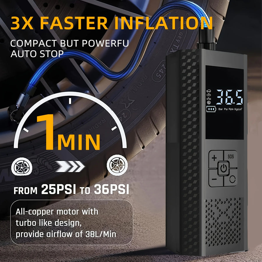 Professional Portable Digital Tire Inflator
